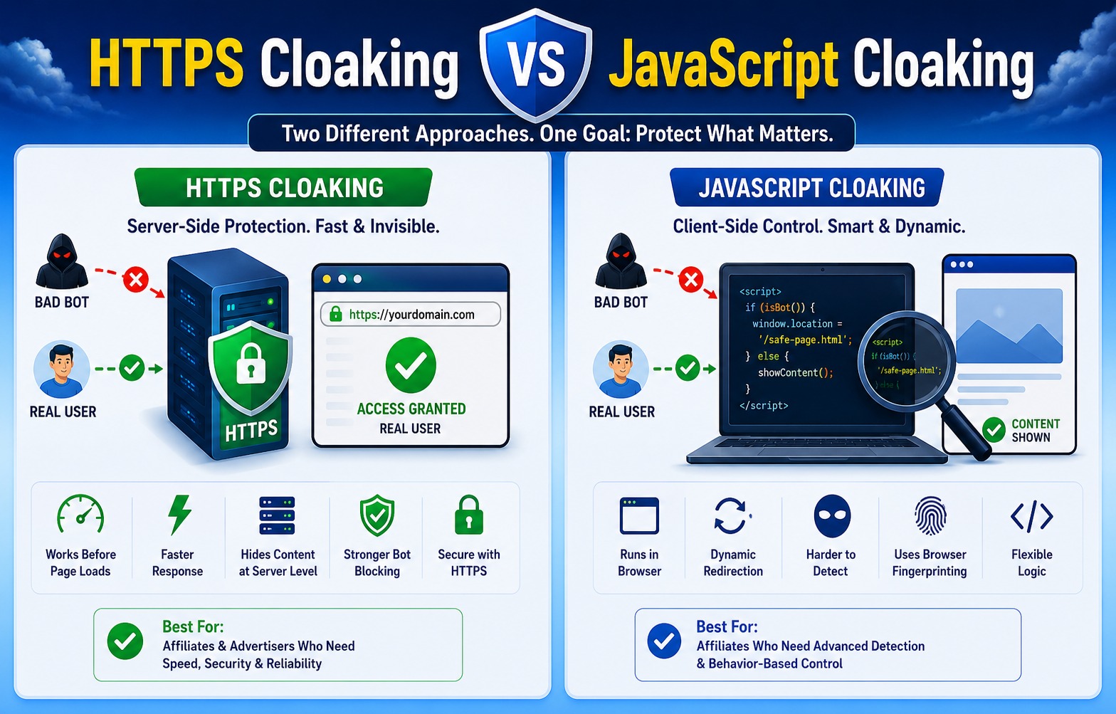 HTTP vs JavaScript Cloaking: Which One Gets Detected First in 2026