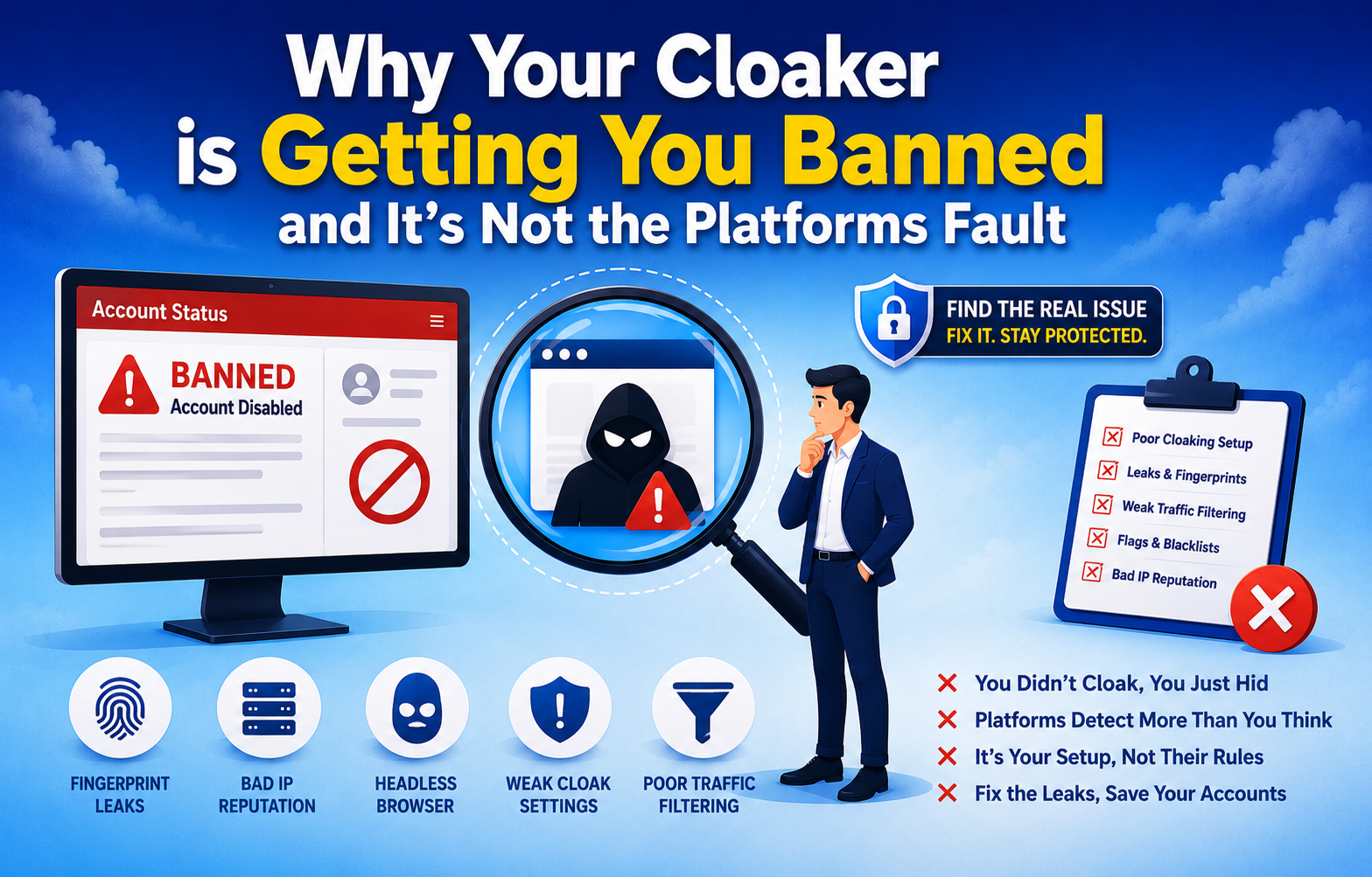 Why Your Cloaker Is Getting You Banned